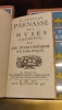 Le Nouveau Parnasse des Muses galantes ou les divertissemens de la Poësie Françoise.. RAMPALLE (Sieur de)