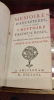 M&eacute;moires d'Angleterre, contenant l'Histoire des deux roses, ou les diff&eacute;rends des deux Maisons Royales d'Yorck et de Lencastre.. BARRAT james, BEWLAY ...