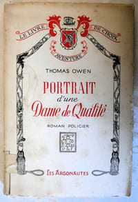 Portrait d'une dame de qualité roman policier - le livre de choix 5 - les Argonautes Bruxelles 1948