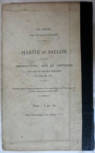 Livrets des salons de Lille (1773-1788) précédés d'une introduction et suivis d'une table de noms - Paris, J. Baur - Lille Leleu & Quarré 1882
