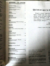 L'OEIL DU GOLEM N°6 - jOURNAL DU FANTASTIQUE . Dossier spécial le Golem avec un poster de TARDI - 1977