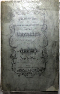 Recherches pour servir à l'histoire de la ville de ROUBAIX, de 1400 à nos jours. Roubaix imprimerie typographique et lithographique de Beghin 1844
