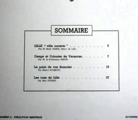 Revue municipale Lille - Numéro 2, novembre 1952 - Editions SLEL imp. Liévin Danel Lille 1952