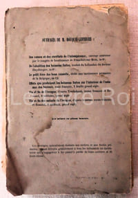 Essai sur les propriétés physiques et curatives des eaux de Saint-Amand près Valenciennes (Nord) où l'on examine la Nature de ces Eaux, leurs propriétés et la manière de s'en servir - 0 Lille, de l'imprimerie de PS Lalau 1861-  Edition nouvelle publiée par son arrière-petit-fils M. Bouquié-Lefebvre-  Bruxelles typographie de Ve J. Van Buggenhoudt 1861