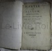 Martin au sallon. Observations, avis et critiques sur les ouvrages exposés au sallon de Lille. A Montmartre 1782. ANONYME