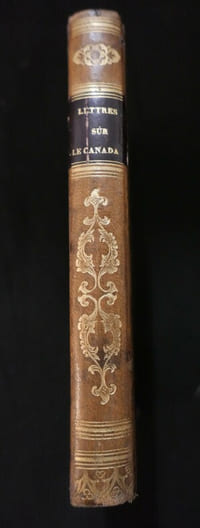 Lettres curieuses sur l'Amérique septentrionale - CANADA - Paris, imprimerie de JB Gros 1845