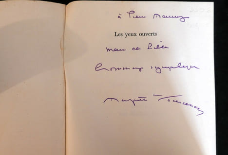 Les yeux ouverts, entretiens avec Matthieu Galey - Le Centurion 1980. MARGUERITE YOURCENAR - MATTHIEU GALEY