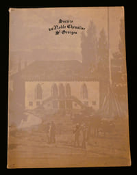 Geschiedkundig overzicht van de Aloude Gilde van de Edele Ridder Sint Joris te Kortryk - Esquisse historique de l'ancienne Gilde du Noble Chevalier Saint Georges à Courtrai - Société du Noble Chevalier St Georges sd (1972)