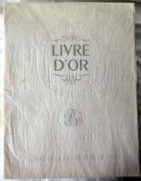 Livre d'or de l'exposition textile internationale de Lille 1951 - préface de Monsieur Vincent Auriol - prestige de la qualité & de l'élégance - Editions Mauranchon-Lamy 1951