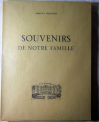 Souvenirs de notre famille. Chez l'auteur 1960