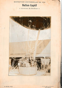 Exposition Universelle de 1900 - BALLON CAPTIF Avenue de Suffren - A. Naviel, photographe 1900