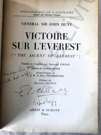 Victoire sur l'Everest - avant-propos de SAR le duc d'Edimbourg - Préface de Maurice HERZOG - Amiot-Dumont 1953