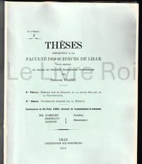 1ère Thèse : Mémoire sur la Géologie de la partie Sud-Est de la Pennsylvanie
2ème thèse : Propositions données par la Faculté
Soutenues le 30 juin 1882, devant la Commission d'examen, MM Gosselet, président, Bertrand, Barrois, examinateurs. Lille Imprimerie Six-Horemans 1882