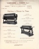 (Catalogue) Spcialit de Machines pour l'Industrie Textile.. VANDAMME & DUBOIS.