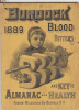 Burdock 1889 Blood Bitters Almanac and Key to Health.. FOSTER  MILBURN (manufacturers).