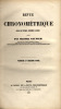 REVUE Chronomtrique. Journal des Horlogers, scientifique et pratique... Premire et Deuxime anne.. SAUNIER, Claudius (editor).