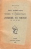 Index Biographiques des Membres et Correspondants de l'Academie des Science de 1666 a 1939.. ACADEMIE DES SCIENCES.--