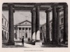 2 wood-engravings taken from "La Mdecine Populaire" depicitng the famous Amphitheater and a view of the interior gallery.. [Paris].-- ECOLE DE ...
