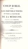 Coup d'Oeil sur les Rvolutions et sur la Rforme de la Mdecine.. CABANIS, Pierre-Jean-Georges (1757-1808).
