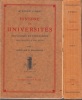 Histoire des Universits franaises et trangres des origines  nos jours.. D'IRSAY, Stephen (1894-1934).