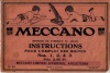 (Marque de Fabrique N 16043) - Instructions pour l'Emploi des botes Nos 1, 2 3.. MECCANO (manufacturer).