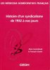 Les Mdecins Homopathes Franais. Histoire d'un syndicalisme de 1932  nos jours.   . SAREMBAUD, Alain & Franois GASSIN.