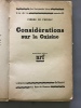 Considérations sur la cuisine. . PRESSAC (Pierre de). 