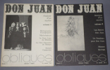 Obliques n° 4-5, Don Juan, Analyse d’un mythe. . OBLIQUES