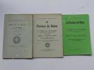 La PROVINCE DU MAINE - TABLE DES MATIERES, 3 volumes :1, 1920 : Tomes I à XXII (1893 - 1914)2, 1967 : Tomes XXIII à LXII (1921 à 1960)3, 1989 : Tomes ...