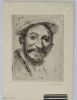 L'HOMME SOURIANT (Autoportrait de l'artiste), mention manuscrite au crayon au dos de la feuille. Armand BERTON 1854 - 1917