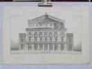 THÉÂTRE DE REIMS inauguré le 3 mai 1873 (LE RECUEIL D'ARCHITECTURE). Alphonse GOSSET architecte, William & Farge, architectes directeurs, DUCHER et ...