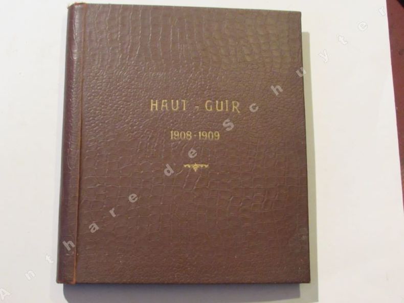 CAMPAGNE DE HAUT-GUIR, colonisation du MAROC 1908 - 1909. Anonyme et collectif , photographies