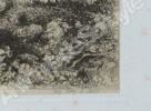 UN CERCLE D'INTIMES (canards). Jules LAURENS, 1825 - 1901 lithographie originale 1859