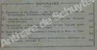 Bulletin de la Société d'Histoire Naturelle de l'Afrique du Nord, n° 7, juillet 1932. Fourment et Roche, Marcelle Fournier, C. Arembourg, René Maire