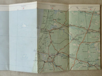 Carte Michelin N° 30 Mont de Marsan.