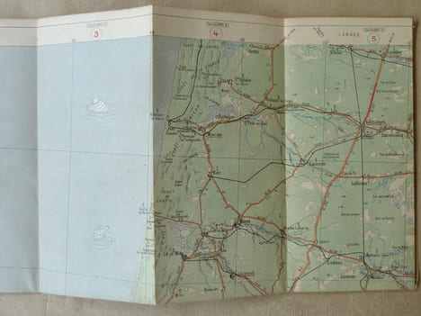 Carte Michelin N° 30 Mont de Marsan.. [Michelin)