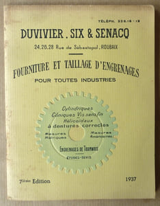 Fournitures et taillage d'engrenages pour toutes industries.