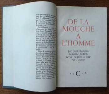 De la mouche à l'homme.