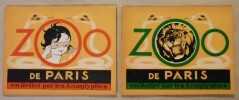 Zoo de paris en relief par les anaglyphes. 1ère série et 2ème série.. 