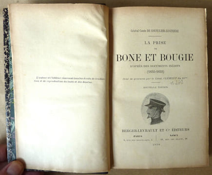 La Prise de Bône et Bougie. D'après des documents inédits (1832-1833).. Cornulier-Lucinière (Général Comte de).