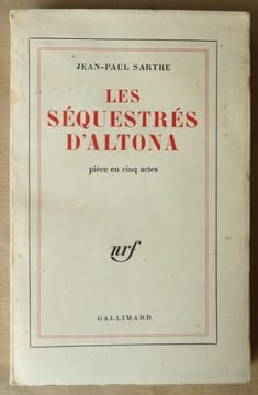 Les Séquestrés d'Altona. Pièce en cinq actes.. Sartre (Jean-Paul).