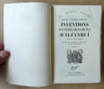 Inventions et P&eacute;r&eacute;grinations d'Alfanhui. Traduit de l'espagnol par M. E. Coindreau.. Ferlosio (Rafa&euml;l Sanchez).
