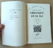 Chronique d'une &icirc;le. Traduit de l'espagnol par Robert Marrast.... Goytisolo (Juan).