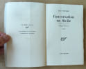 Conversation en Sicile. Traduit de l'italien par Michel Arnaud.. Vittorini (Elio).