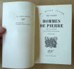 Hommes de pierre. Traduit de l'anglais par Ludmila Stavitsky.. Warner (Rex).