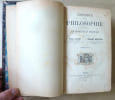 Histoire de la Philosophie. Les Probl&egrave;mes et les Ecoles. Deuxi&egrave;me &eacute;dition.. Janet et S&eacute;ailles.