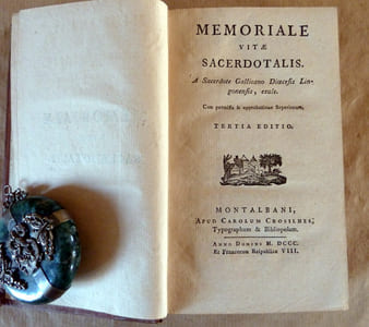 Memoriale vitae Sacerdotalis. A Sacerdote Gallicano Diocesis Lingonensis, exule. Tertia editio.