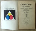 Cosmogonie des Rose-Croix ou philosophie mystique chr&eacute;tienne.. Heindel (Max).
