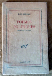 Poèmes Politiques. Préface d'Aragon.