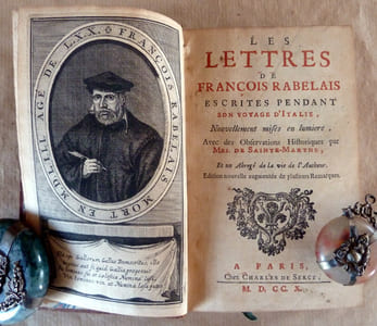 Les Lettres de François Rabelais escrites pendant son voyage en Italie, nouvellement mises en lumière, avec des observations historiques par Mrs. De Sainte-Marthe....